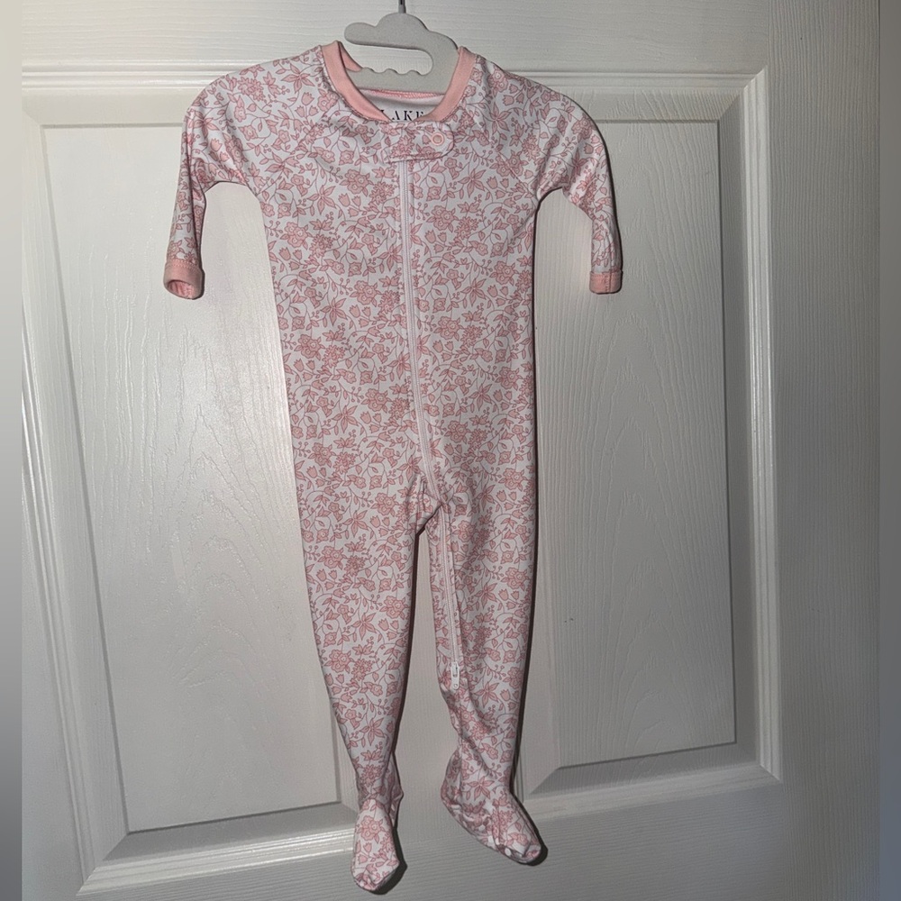 NEW LAKE SLEEPER Pink Floral SIZE 3-6 Month